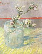 Vincent Van Gogh Blossoming Almond Branch in a Glass (nn04) oil painting on canvas